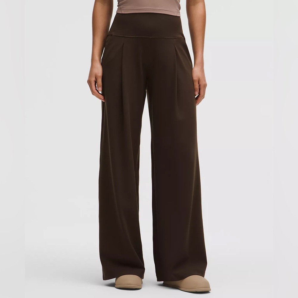 lululemon athletica Dark Brown Wide-Leg Pants